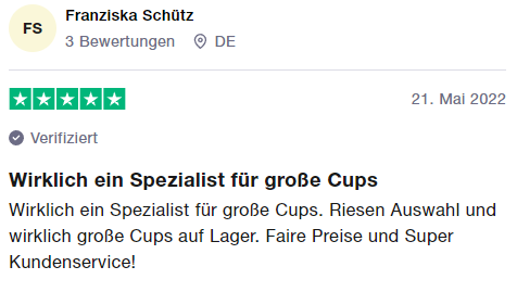 LACE: Große Cups