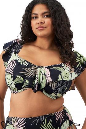 Elomi Swim - Tropical Retreat Bikini Bandeau BH I-L Cup