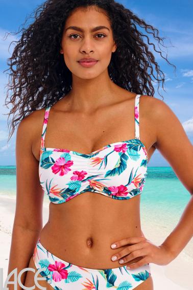 Freya Swim - Palm Paradise Bikini Bandeau BH mit abnembaren Trägern E-I Cup