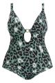 Elomi Swim - Jungle Bay Badeanzug - Tiefes Dekolleté G-L Cup