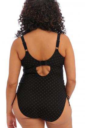 Black Sequins Rio or Thong One Piece Swimsuit on Vimeo