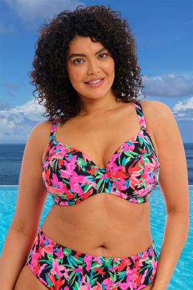 Sunshine Cove Aqua Plunge Bikini Top from Elomi