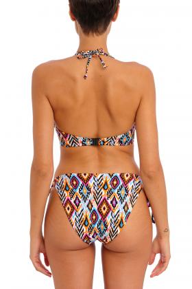 Shell Island Bralette bikini top by Freya, White Print, Balconette Bikini